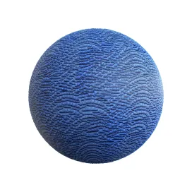 Wrinkled blue fabric(8K)